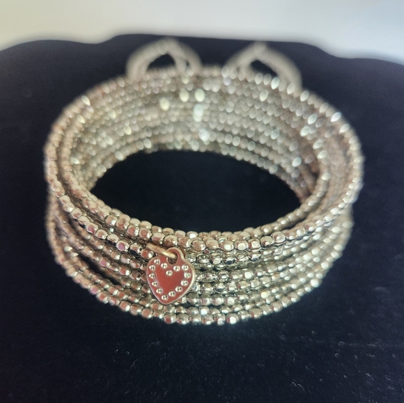 Stella & Dot retired silver Bardot bracelet and dangle earings - Picture 4 of 7